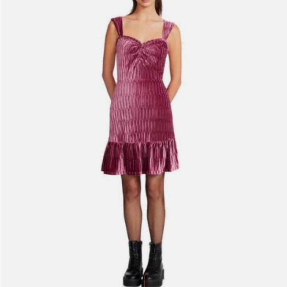 Betsey Johnson Velour Dress